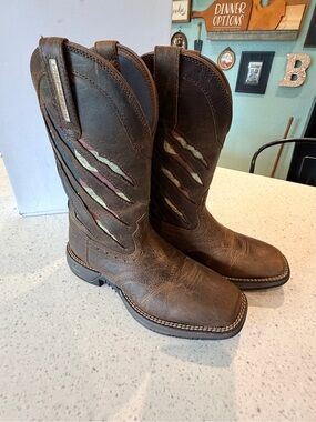 Women’s American Flag Gravity Lite Anti-Slip Boots (Size 9)